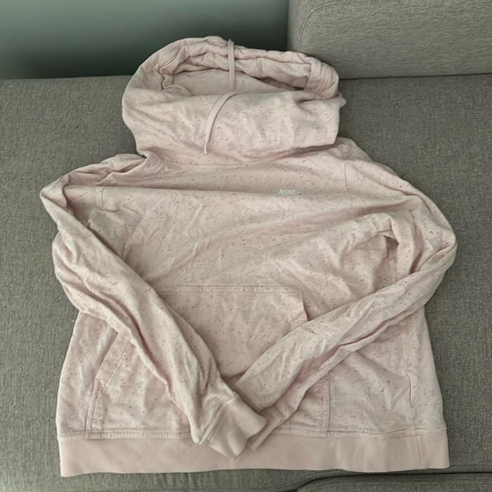 Nike Light Pink Speckled Hoodie